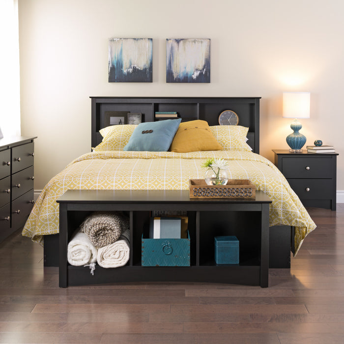 Jade 2-Drawer Nightstand - Black