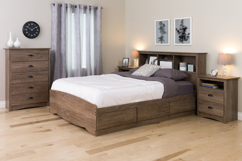 Salt Spring Tall Nightstand - Drifted Grey