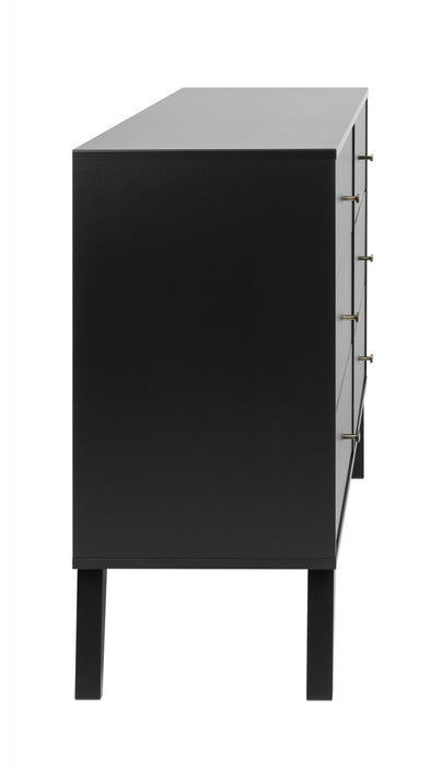 Milo 6-Drawer Dresser - Black