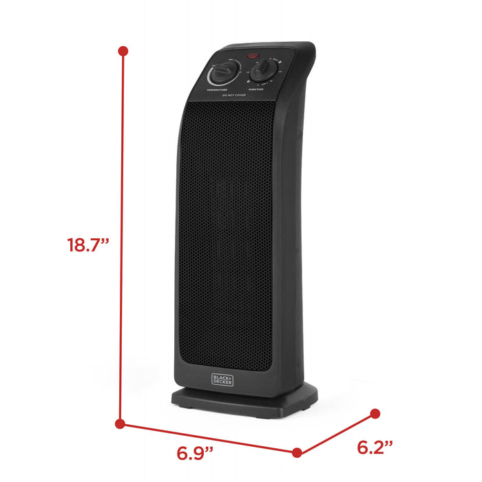 Black+Decker 18.7\" Ceramic Tower Heater
