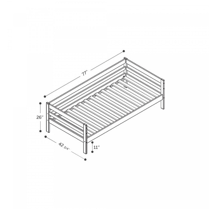 Sweedi Twin Daybed - Natural Wood