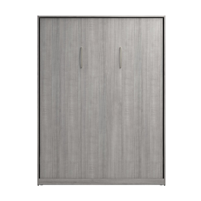 Bestar Claremont Queen Murphy Bed - Platinum Grey