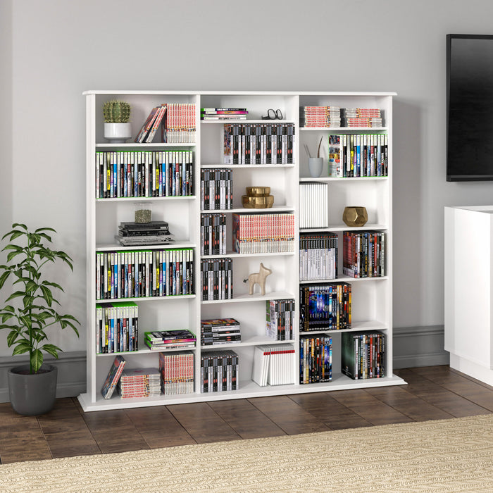 Prepac Simply Modern Buffet Console with 3 Drawers - White