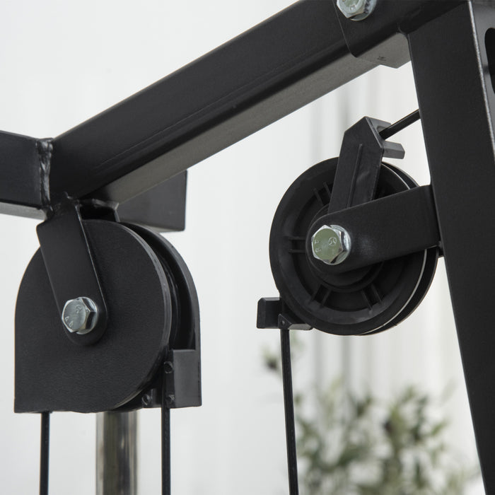 Soozier Home Gym Machine, Multifunction Gym Equipment With 99lbs Weight Stack For Back, Chest, Arm, Legs, And Full Body Workout