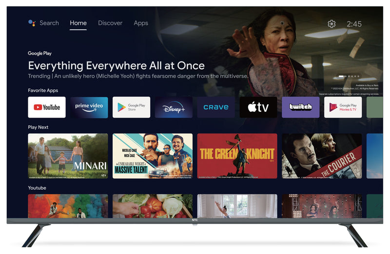 NTC 50\" UHD Smart Android TV