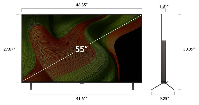 LG 55\" B5 OLED 4K UHD evo AI Smart webOS TV (OLED55B5PUA.ACC) - 2025 Model