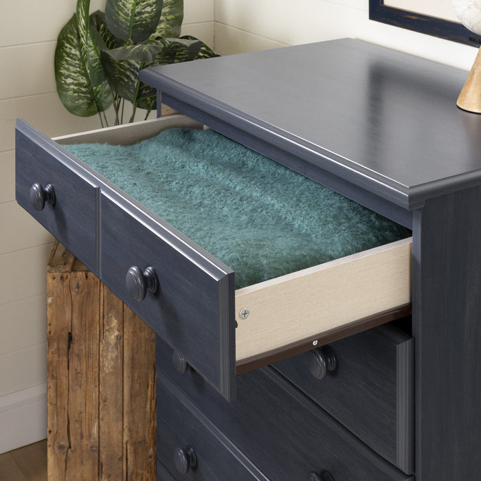 Summer Breeze 5-drawer Chest - Blueberry