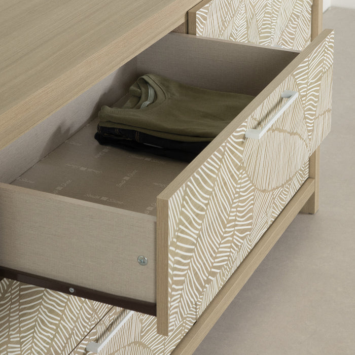 Munich 6-Drawer Dresser - Soft Elm White