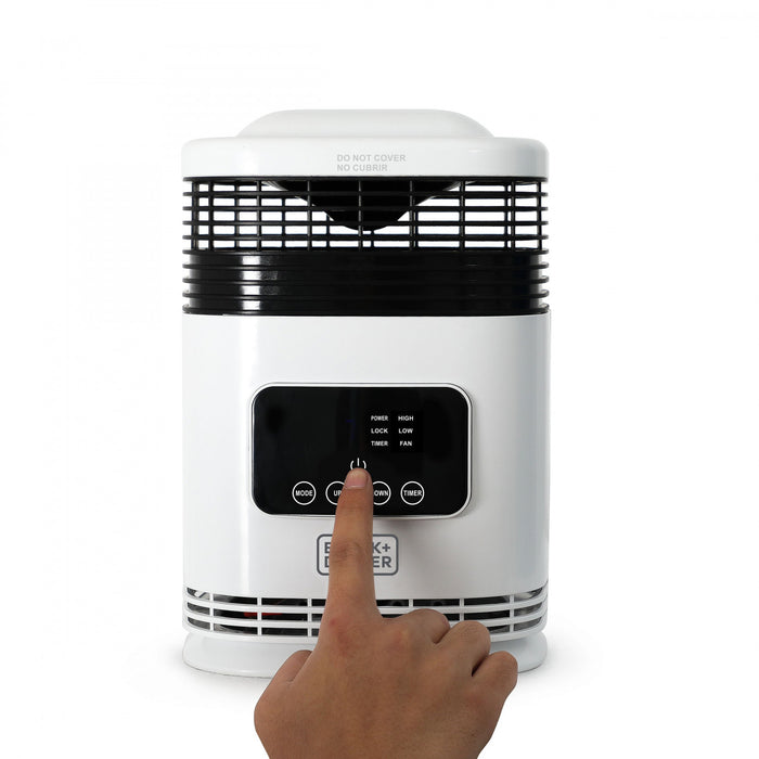 Black+Decker 10.2\" Flameless Portable Heater
