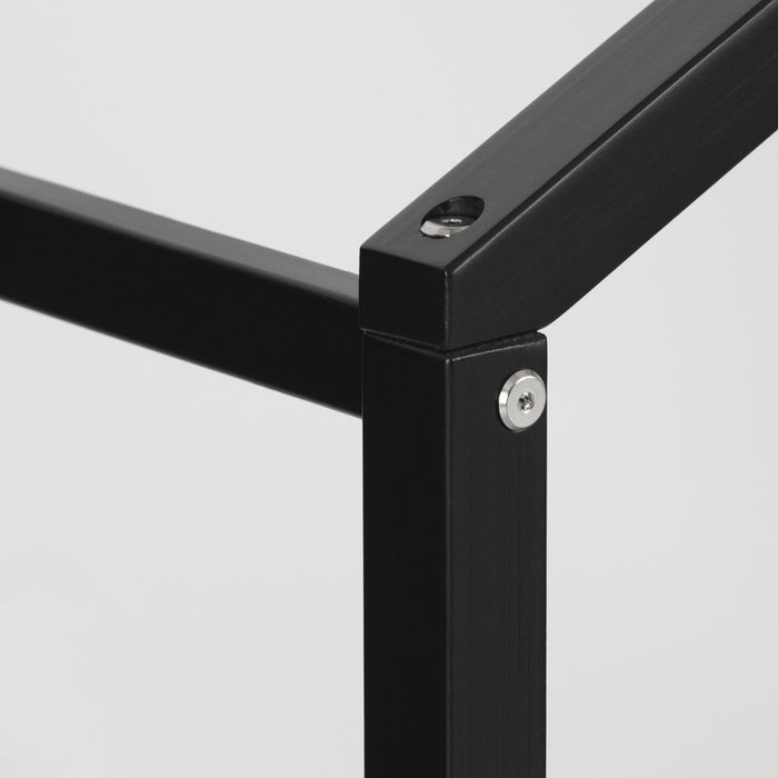 Sweedi House Bed with Chimney - Black