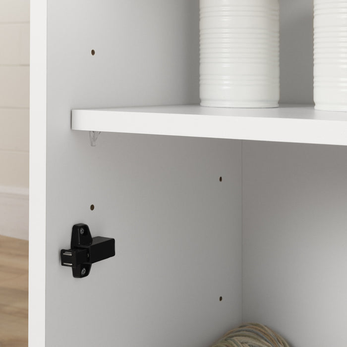 Crea Counter-height Craft Table - Pure White