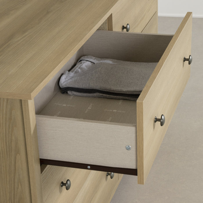 Vito 6-Drawer Dresser - Natural Ash