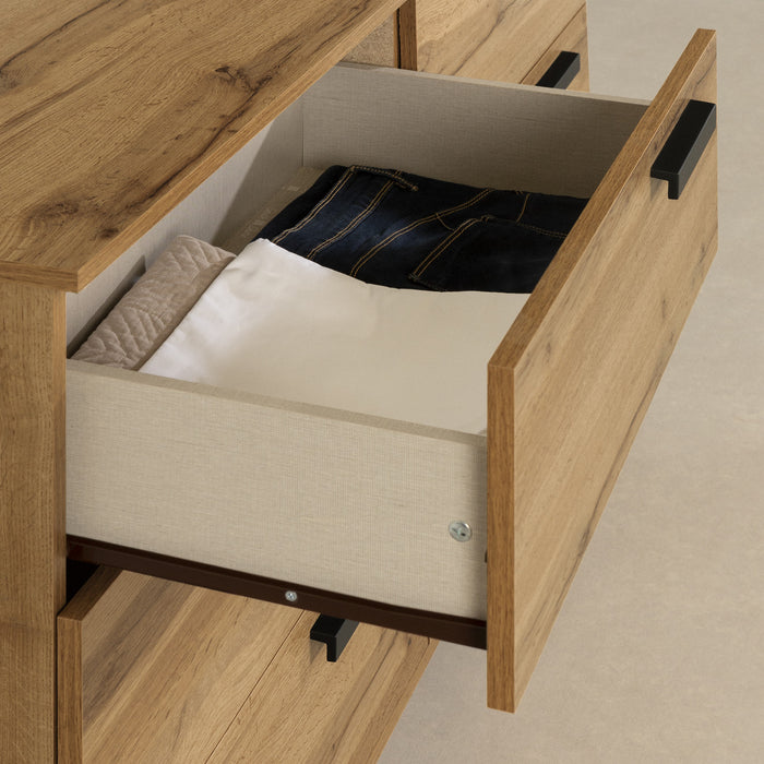 Cavalleri 6-drawer Dresser - Nordik Oak
