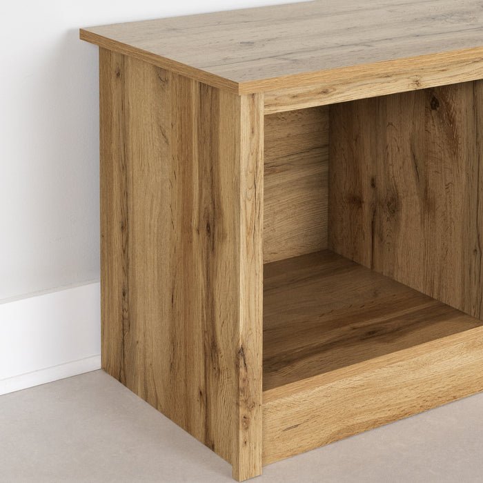 Toza Mudroom Storage Bench - Nordik Oak