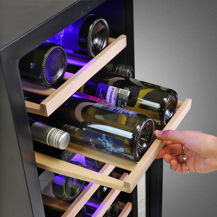 Koolatron 28 Bottle Built-In Compressor Wine Cellar Stainless Steel