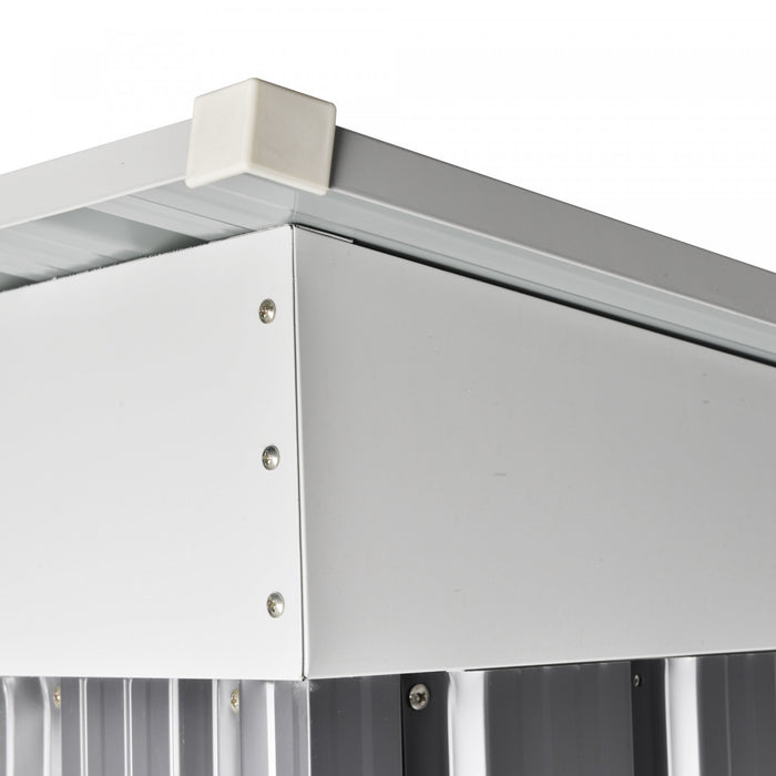 Outsunny 7' X 4' Outdoor Storage Shed, Metal Garden Tool Storage House Organizer With Lockable Sliding Doors And Vents For Backyard Patio Lawn, Charcoal Grey