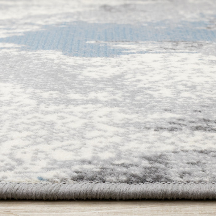 Florence Washed Damask Indoor Area Rug - 4'7\" x 6'7\"