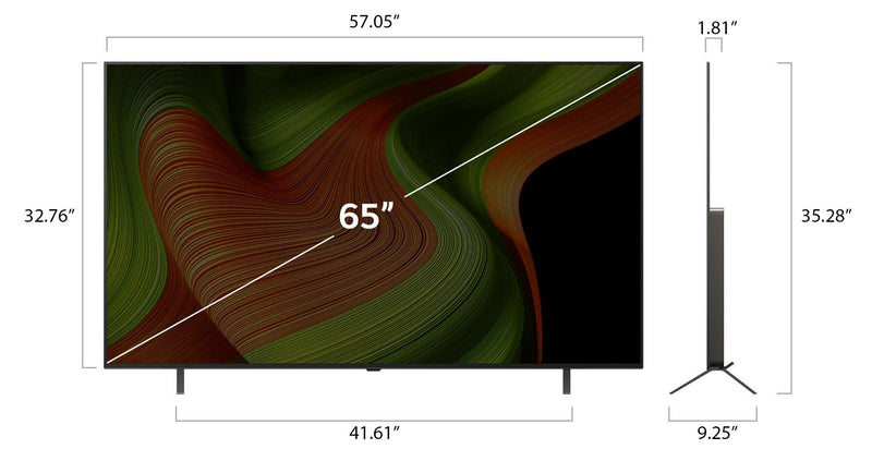 LG 65\" B5 OLED 4K UHD evo AI Smart webOS TV (OLED65B5PUA.ACC) - 2025 Model