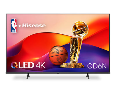 Hisense 75" QLED 4K UHD HDR10+ Dolby Vision 60Hz Google Smart TV (75QD6N) | Téléviseur intelligent QLED Hisense UHD 4K de 75 po à 60 Hz avec HDR10+, Dolby VisionMC et Google TVMC (75QD6N)
