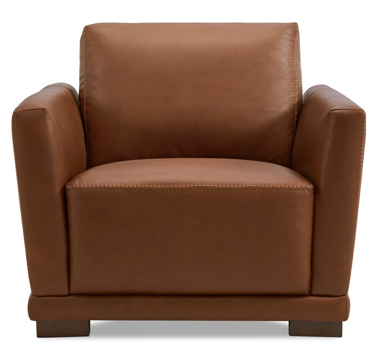 Hydeline Oslo Leather Chair - Nutmeg