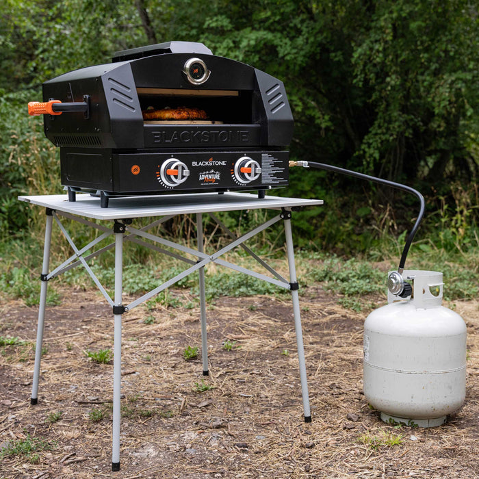 Blackstone Adventure Ready Pizza Oven with 15\" Corierite Stone Upgrade Kit Griddle - 6960