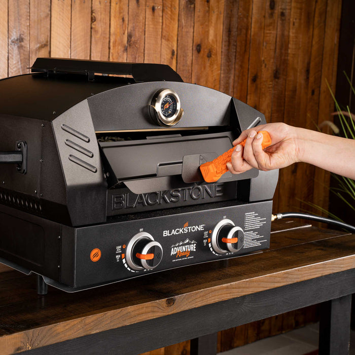 Blackstone Adventure Ready Pizza Oven with 15\" Corierite Stone Upgrade Kit Griddle - 6960