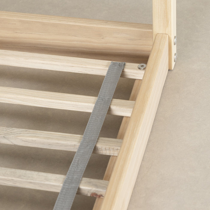 Sweedi House Bed with Chimney - Natural