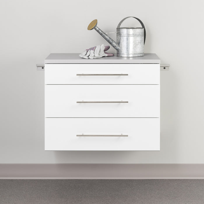 Hangups 3-Drawer Base Storage Cabinet - White