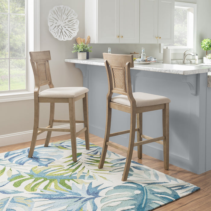 Rylan Fabric Barstool - Natural