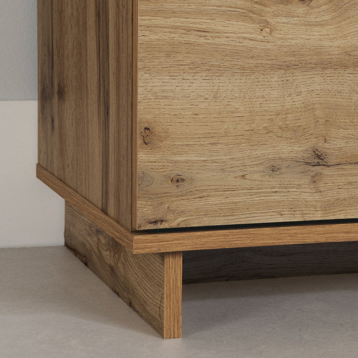 Cavalleri Nightstand with 2 Drawers - Nordik Oak