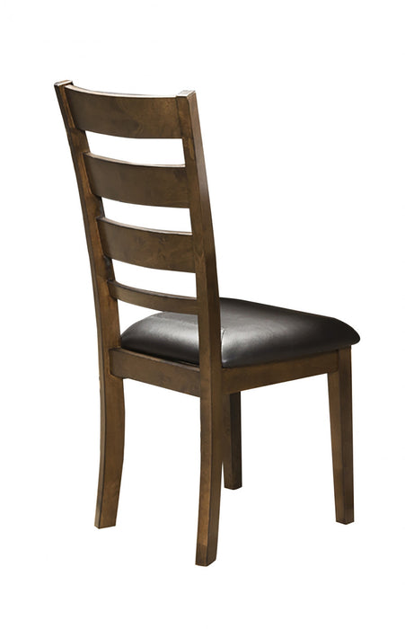 Brienne Dining Chair With Faux Leather Seat (set Of 2)
