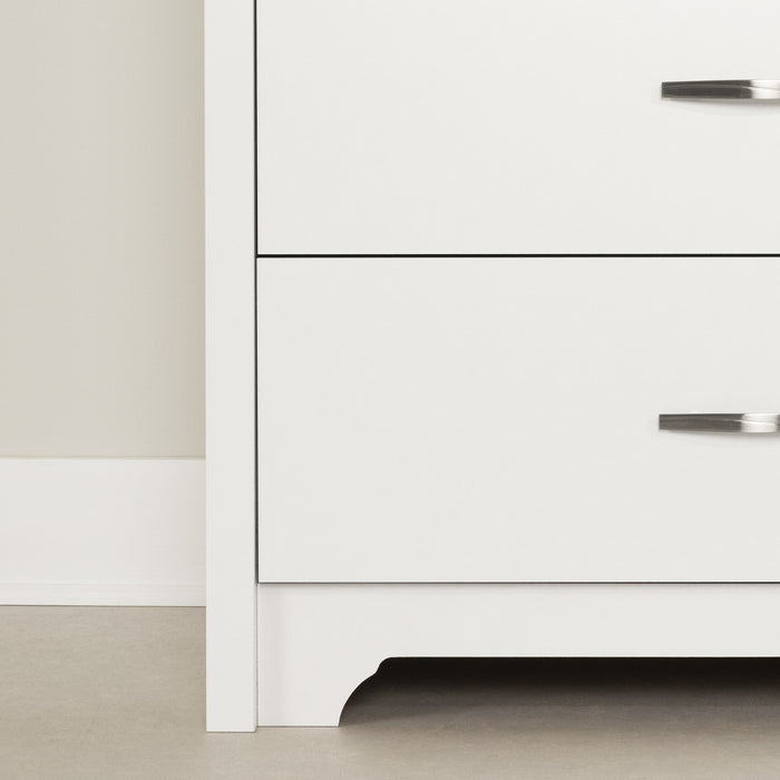 Fusion 6-drawer Dresser - Pure White