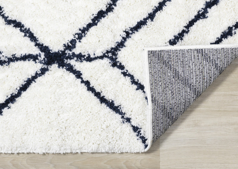 Taylor Diamonds Shag Area Rug - 7'10\" x 10'6\"