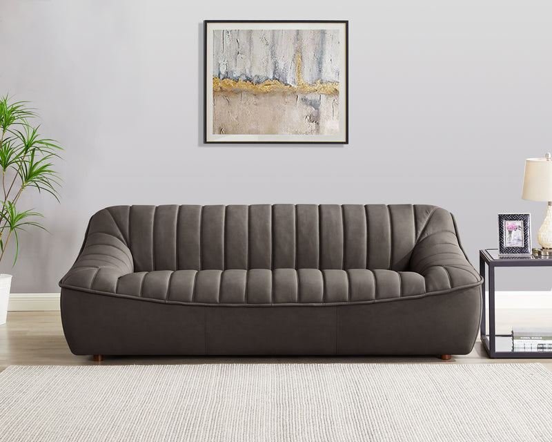 Hydeline Nest Leather Sofa - Chocolate