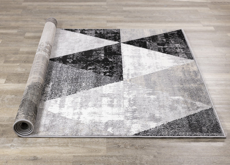 Covington Distressed Triangles Area Rug - 2'0\" x 3'11\"