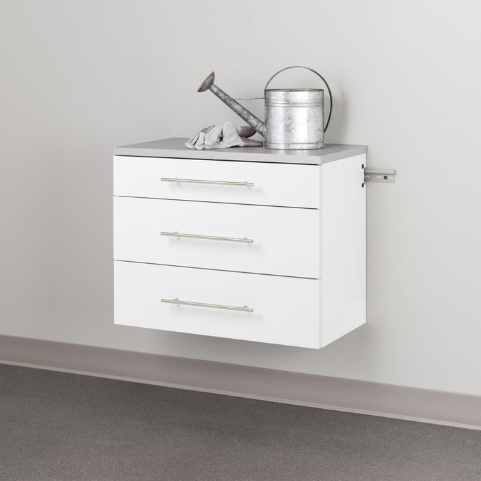Hangups 3-Drawer Base Storage Cabinet - White