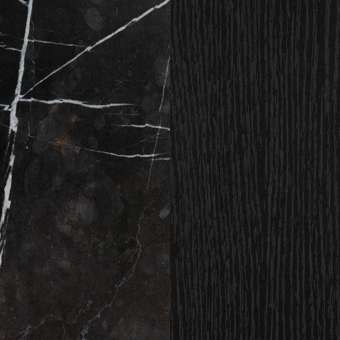 Oxford 2-Door Storage Cabinet - Black Oak