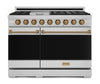 Gordon Ramsay Collection by Thor Kitchen 48\" Freestanding Professional Gas Range - RSG48E-BRZ
