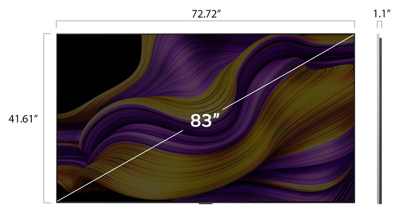 LG 83\" G5 OLED 4K UHD evo AI Smart webOS TV (OLED83G5WUA.ACC) - 2025 Model
