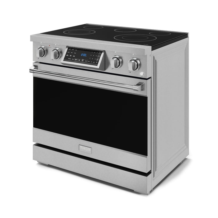 Gordon Ramsay Collection by Thor Kitchen 36\" Freestanding Professional Electric Range with Tilt Panel Touch Control - RSE36