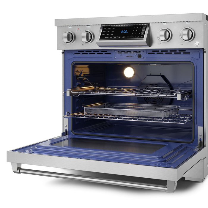 Gordon Ramsay Collection by Thor Kitchen 36\" Freestanding Professional Electric Range with Tilt Panel Touch Control - RSE36