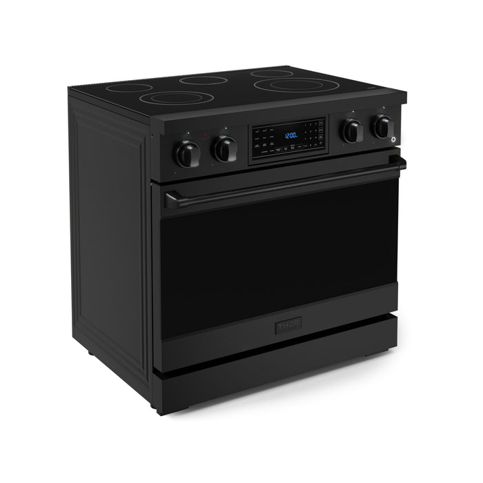 Gordon Ramsay Collection by Thor Kitchen 36\" Freestanding Professional Electric Range with Tilt Panel Touch Control - RSE36B
