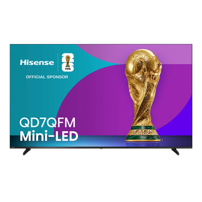 HISENSE 85" QD7QFM Mini-LED QLED 4K UHD AI Smart Fire TV (85QD7QFM) | Téléviseur intelligent QLED à Mini DEL HISENSE QD7QFM UHD 4K de 85 po avec IA et Fire TV (85QD7QFM)