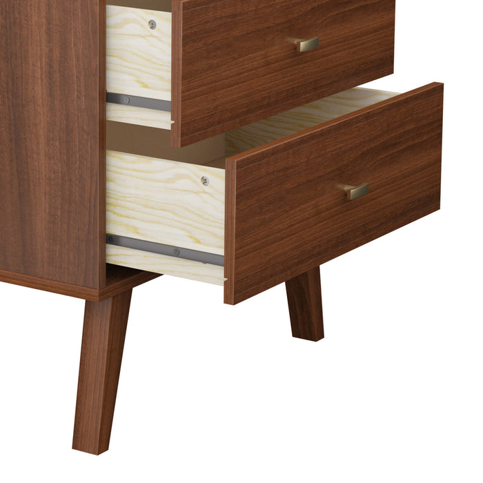 Milo Tall 6-Drawer Chest - Cherry
