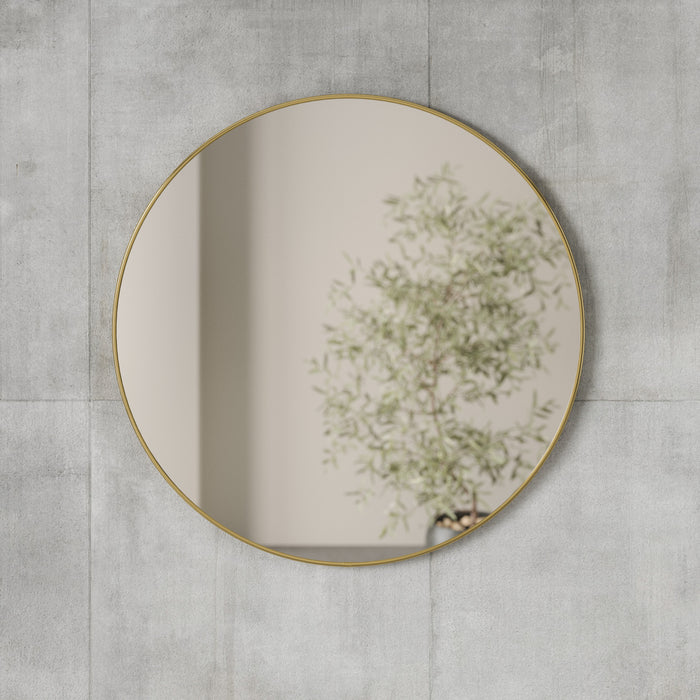 Umbra Hubba Wall Mirror - Brass