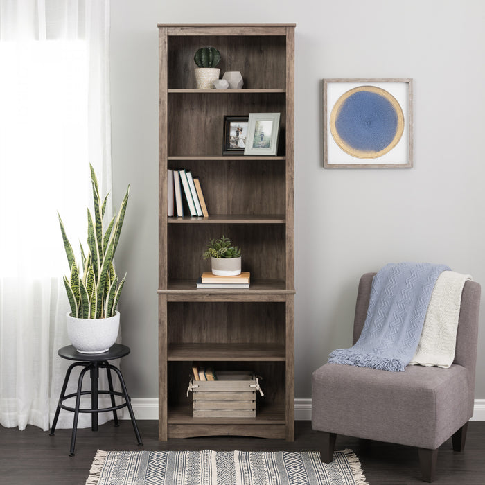 Tall Bookcase - Drifted Grey