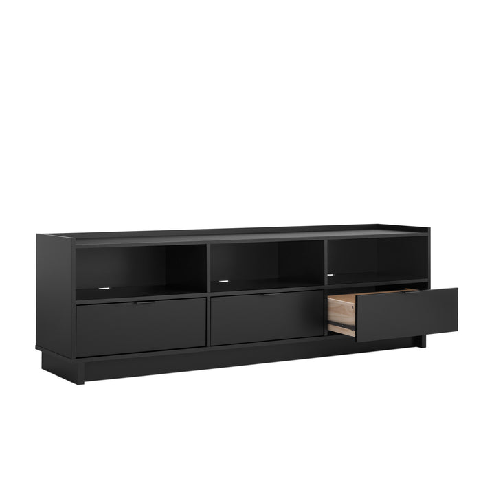 Prepac Simply Modern 70\" TV Stand - Black