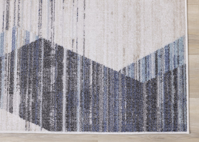 Fitzgerald Distressed Geometric Area Rug - 7'10\" x 10'6\"