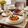 Circa 32-Piece Embossed Dinnerware Set