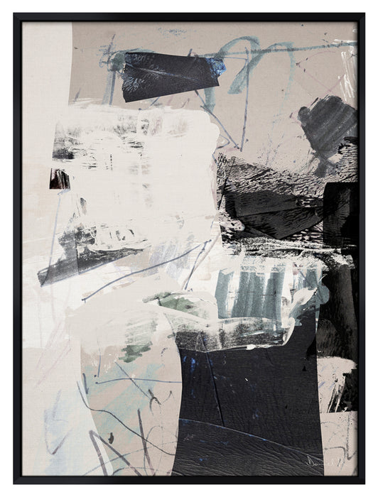 Abtract III Framed Canvas - 30\" x 40\"